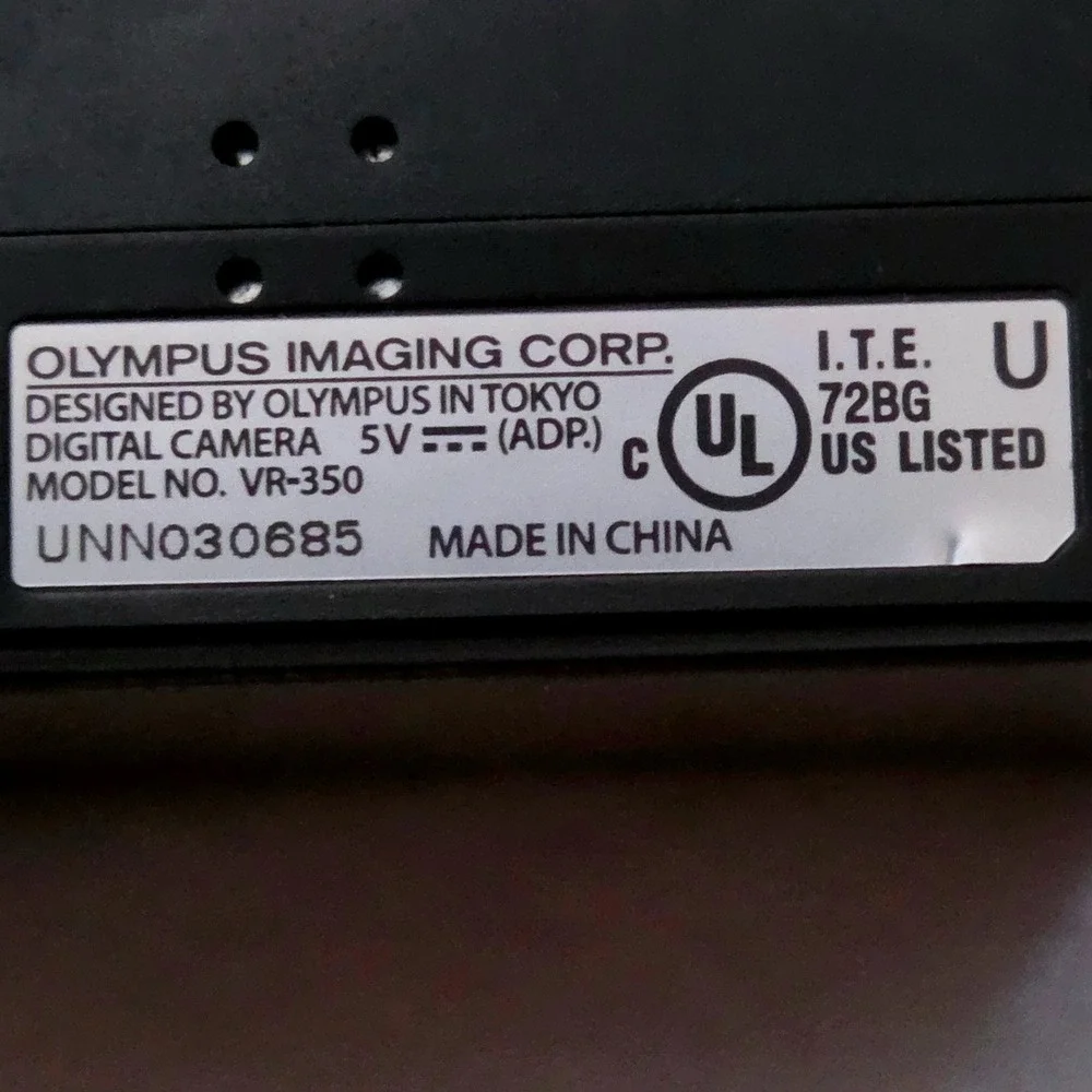 Olympus VR-350 Digital Camera 16MP 10x Zoom Black Compact Point and Shoot